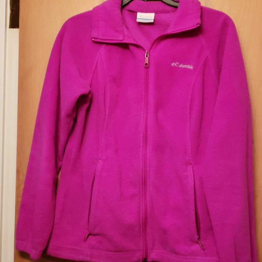 Columbia fleece zip up jacket